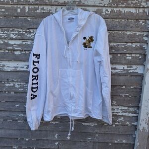 Cottonseed Florida Jacket with Palm Tree Design Size Medium Unisex
